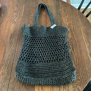 Straw Paper Crochet Bag